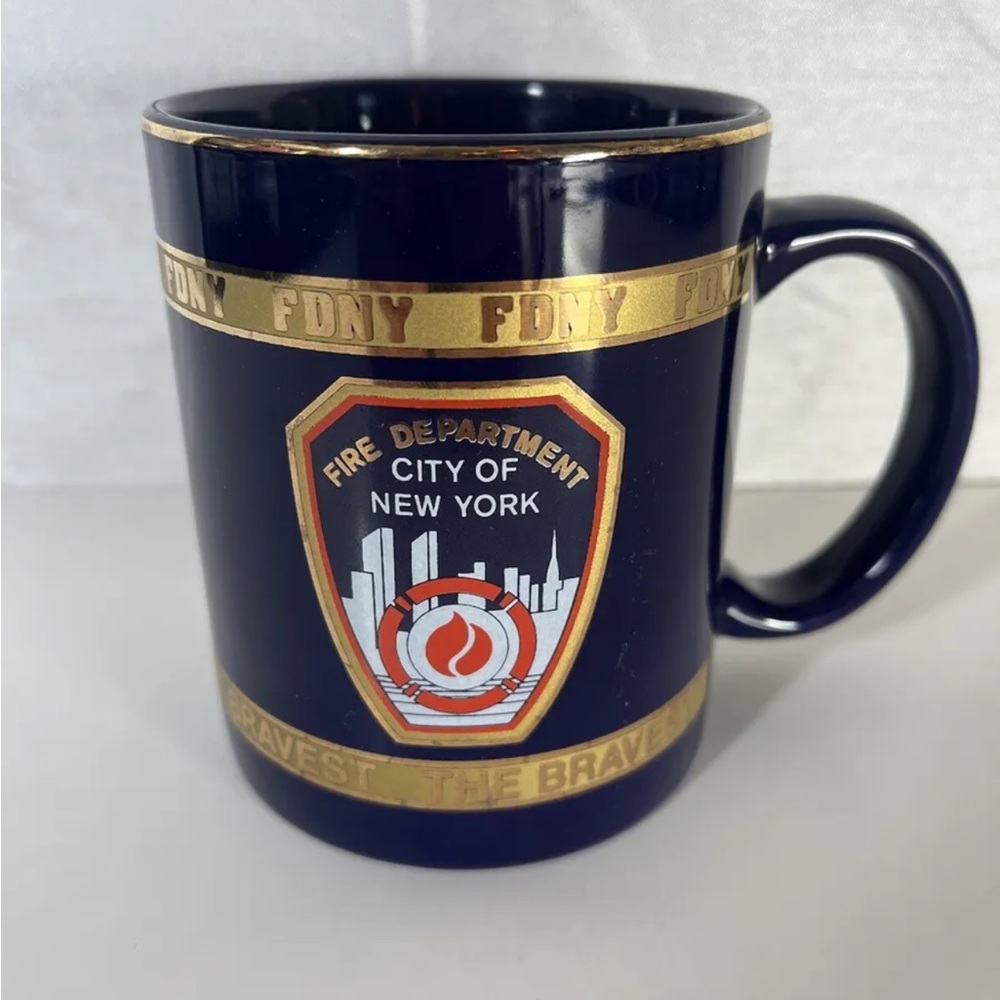 FDNY New York Fire Department Coffee Mug: The Bravest